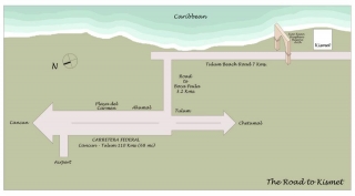 A quick map with directions to Kismet